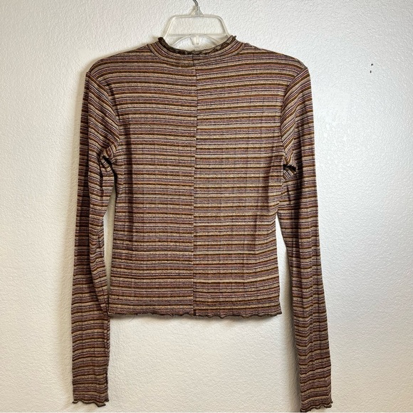 Intimately Free By Free People Ruby Stripe Long Sleeve Medium - Picture 5 of 5